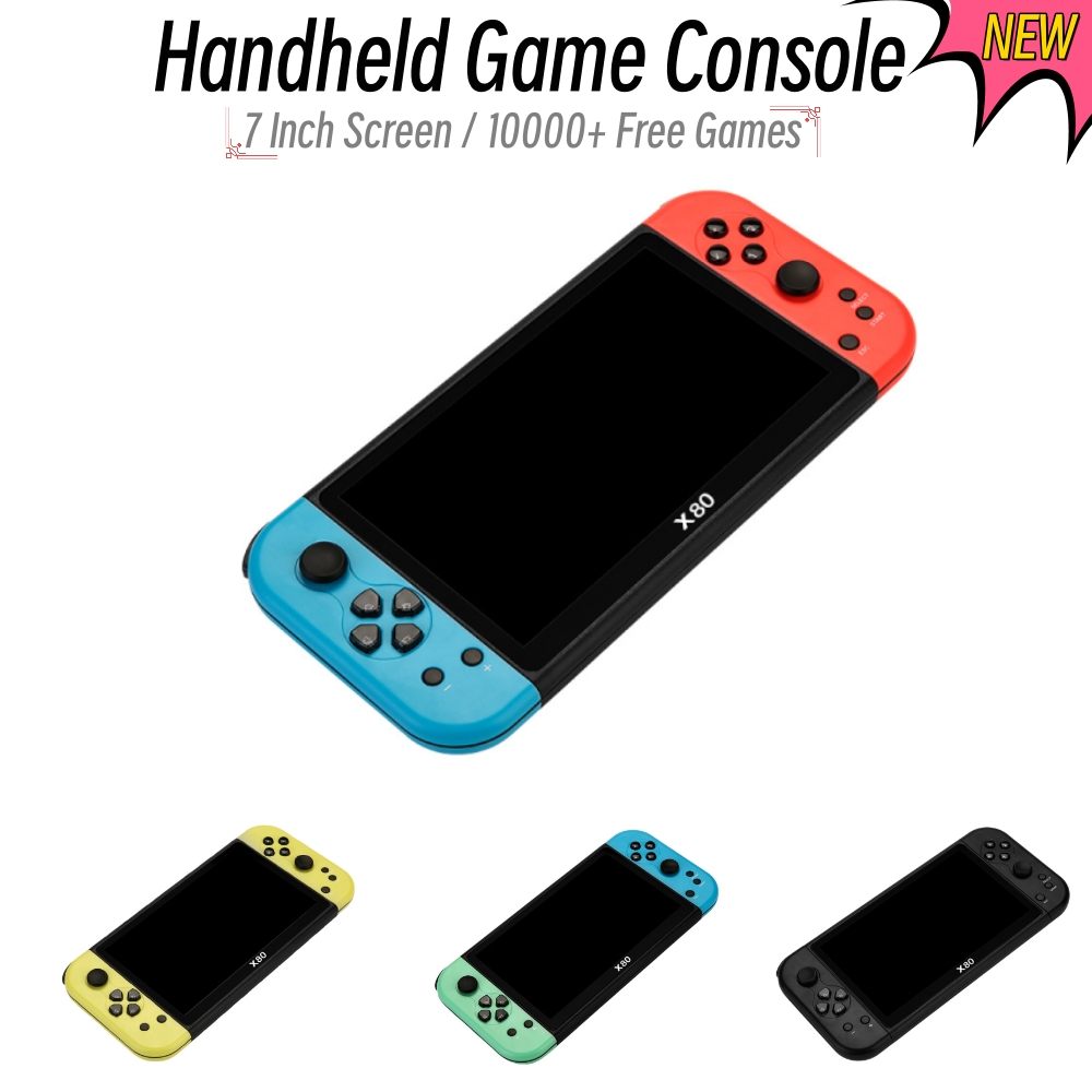 Gaming Console X7 - 10000 Gratis Games X80 Draagbare Gameconsole