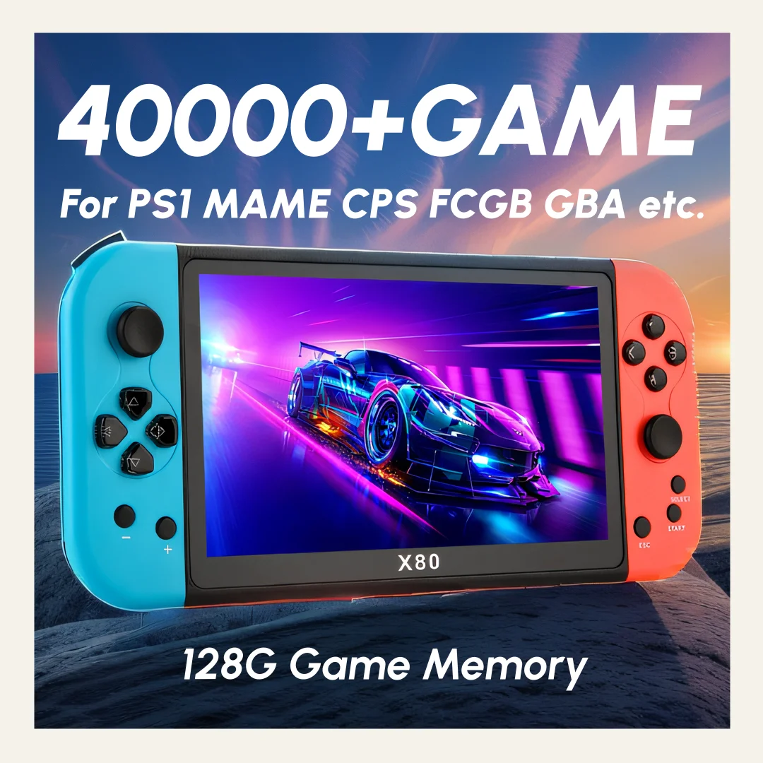 Gaming Console X7 - Ervaring Retro Gaming X80 Handheld Console