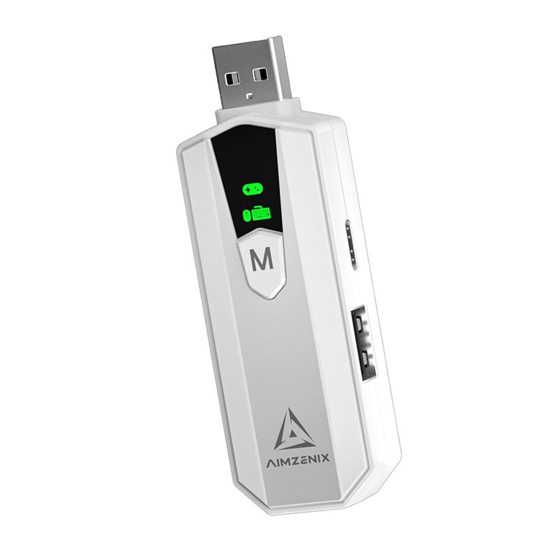 Gaming Console Or Pc - ABUO-AIMZENIX AX200PRO PC Gaming K&M Converter
