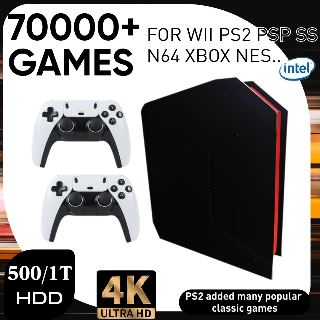 Gaming Console Stick - X4 Retro Videogameconsole met 1TB Dual-system