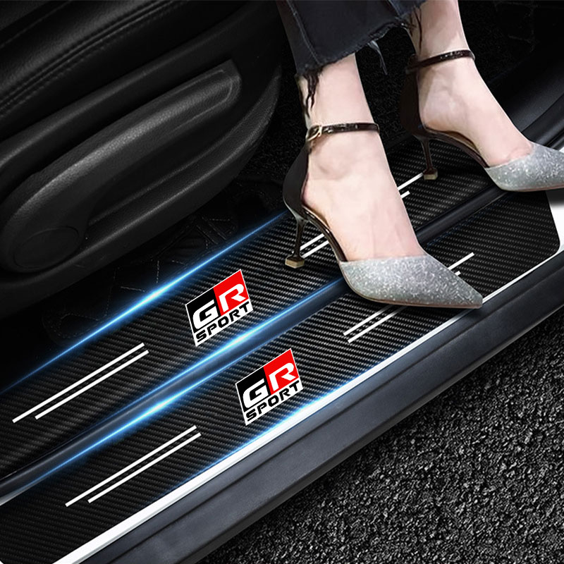 Racing Pedal Set - Auto Sill pedaal Achterbumper Bescherming Stickers