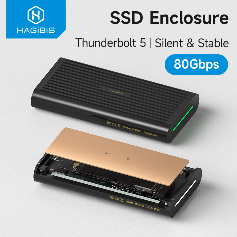 Gaming Console Table - Hagibis 80Gbps M.2 NVMe SSD-behuizing compatibel