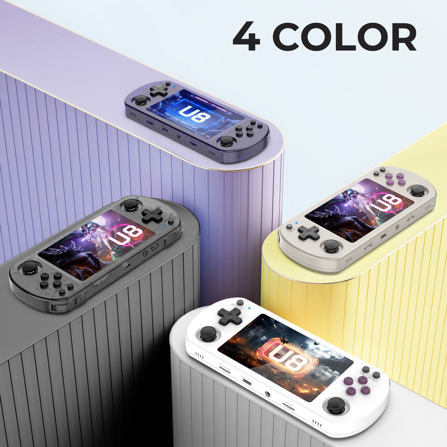 Gaming Console X7 - U8 Retro Handheld Videogameconsole Linux Systeem