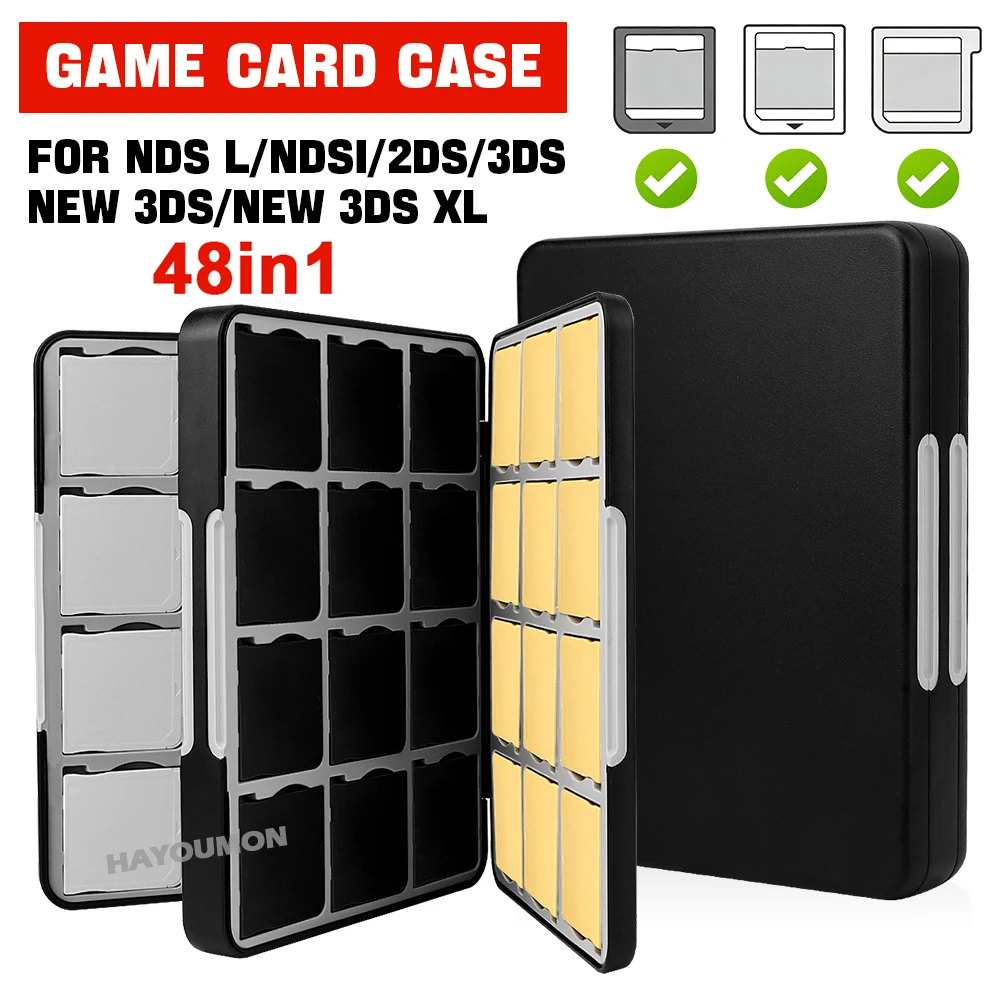Gaming Console Cabinet - 48-in-1 Game Card Opbergkoffer Grote Capaciteit