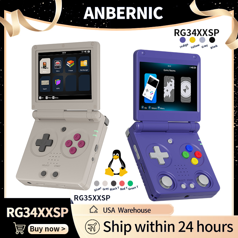 Anbernic RG34XXSP RG35XXSP Fli - Gaming Console Sale recensie en prijs
