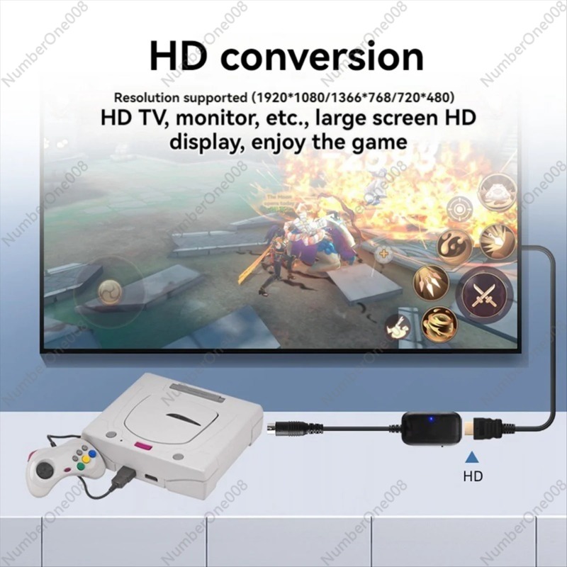 HDMI-converterkabel voor Sega  - Gaming Console With recensie en prijs