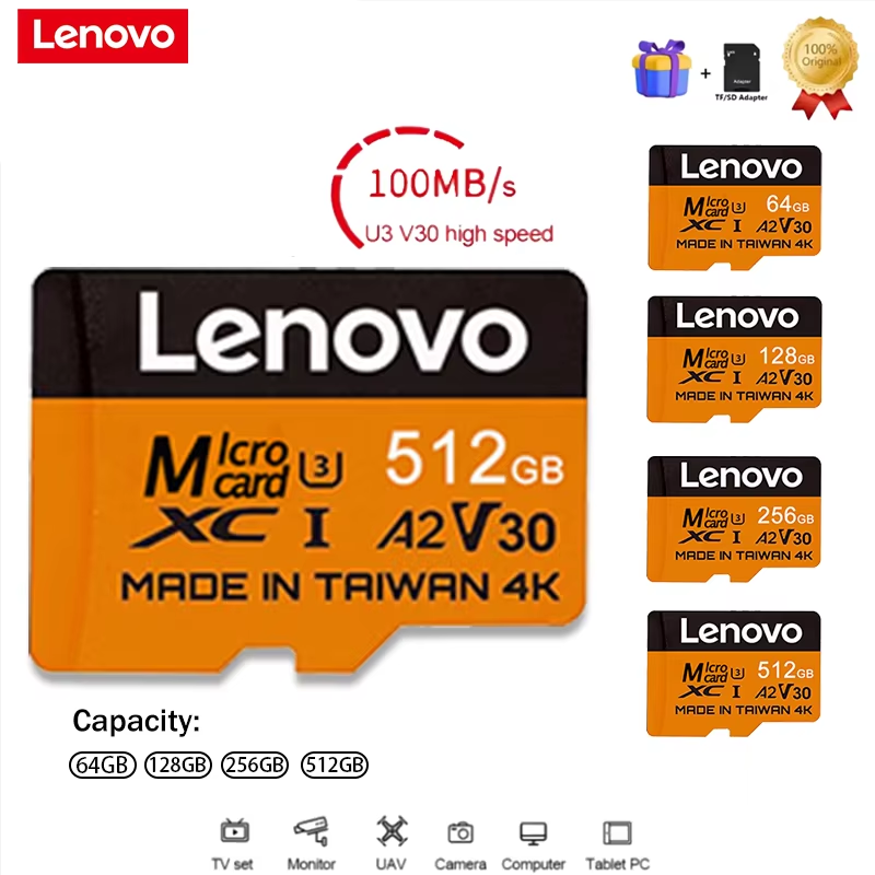Lenovo Secure 512GB SD-kaarten - Gaming Console Lenovo recensie en prijs