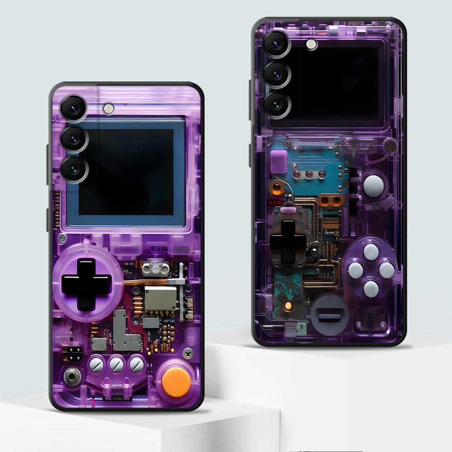 Paarse gaming console telefoon - Gaming Console With recensie en prijs