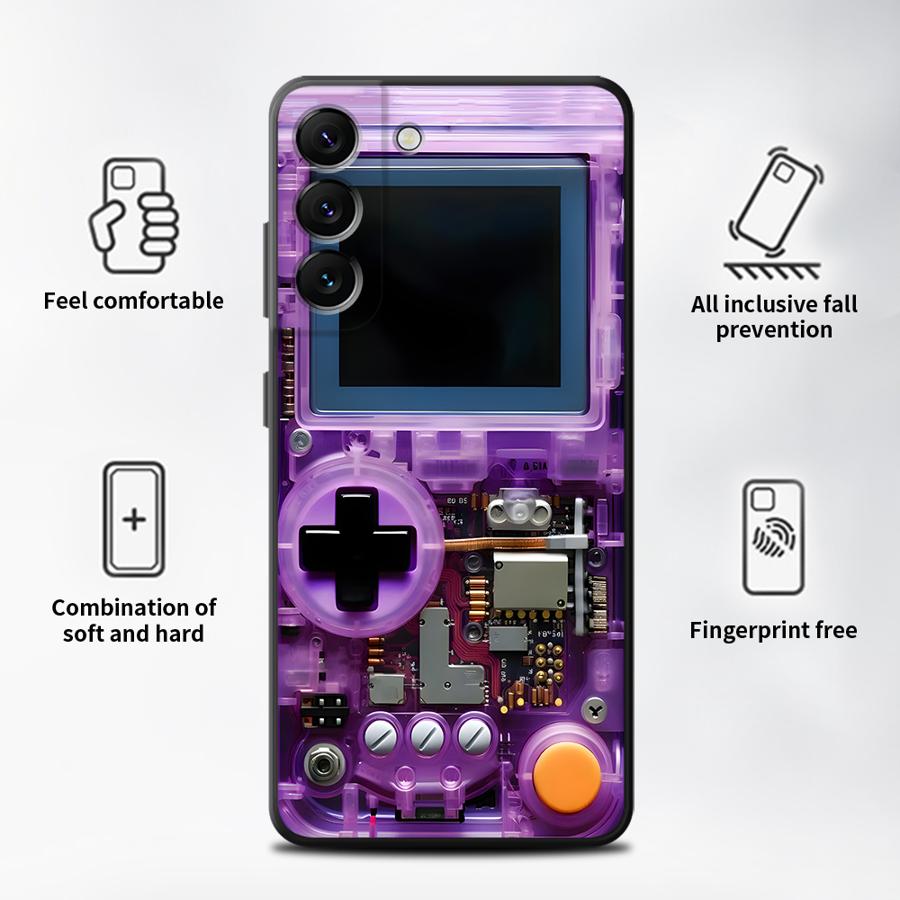 Paarse gaming console telefoon - Gaming Console With recensie en prijs
