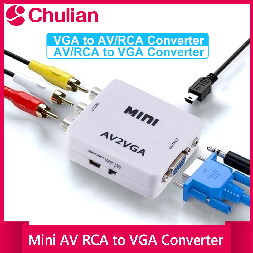 VGA naar AV Converter 1080P RC - Gaming Console Or Pc recensie en prijs