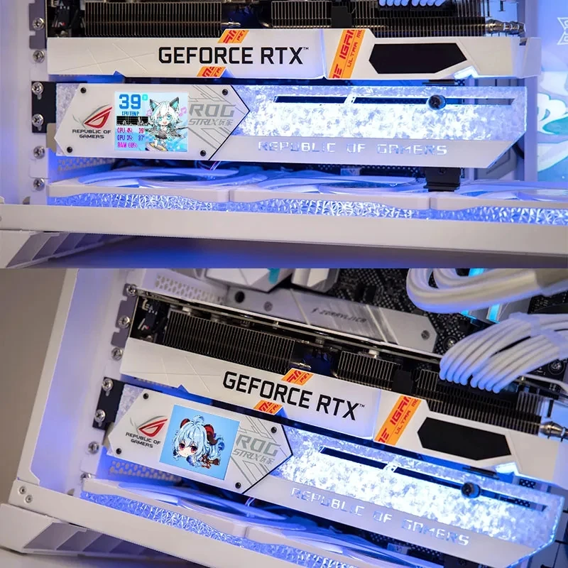 DIY 2,2 inch LCD-scherm GPU-be - Gaming Console Cabinet recensie en prijs