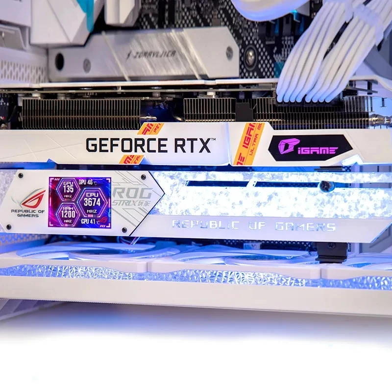 DIY 2,2 inch LCD-scherm GPU-be - Gaming Console Cabinet recensie en prijs