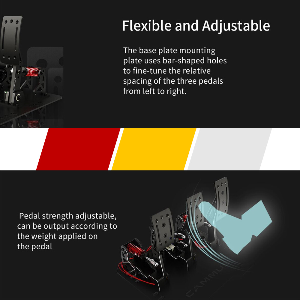 CAMMUS LC100 Load Cell-pedalen - Racing Pedal Set recensie en prijs