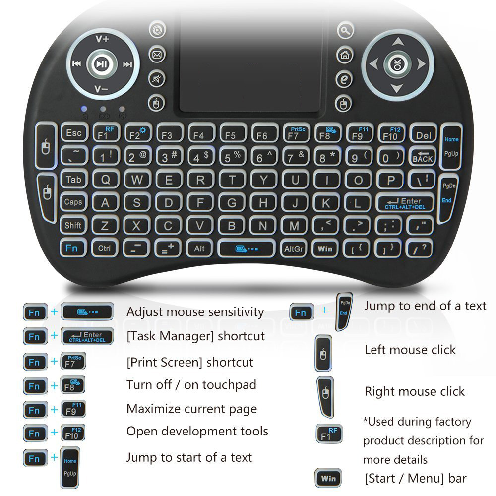 Mini draadloos toetsenbord met - Gaming Console Or Pc recensie en prijs