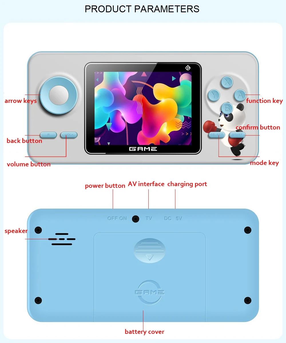 Nieuwe S5 Mini Retro Videogame - Gaming Console Deals recensie en prijs